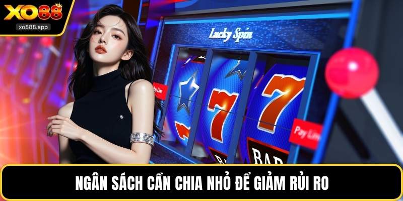 Ngân sách cần chia nhỏ để giảm rủi ro